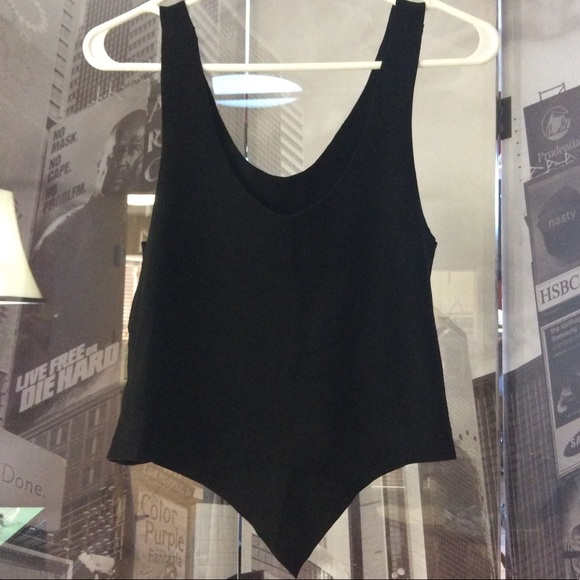 Vintage Tops - 1970’s Vintage朗- Leather/Suede Triangular Asym